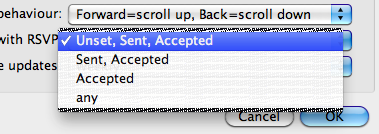 Note the artefacts at the top and bottom of the combo box drop-down list