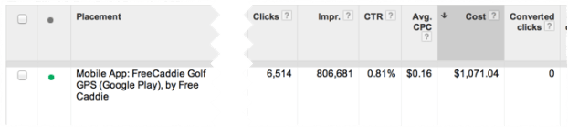 in-app placement ads